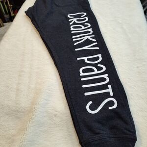 NWOT Cranky Pants Dark Gray Jogger Pants